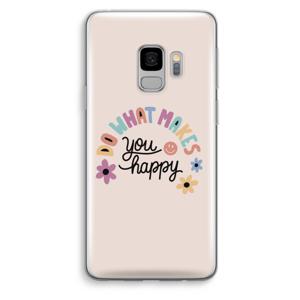 Happy days: Samsung Galaxy S9 Transparant Hoesje