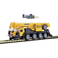 Kibri 10558 H0 Bouwvoertuig Liebherr Mobiele kraan LTM 1050-4 spoorbouw - thumbnail