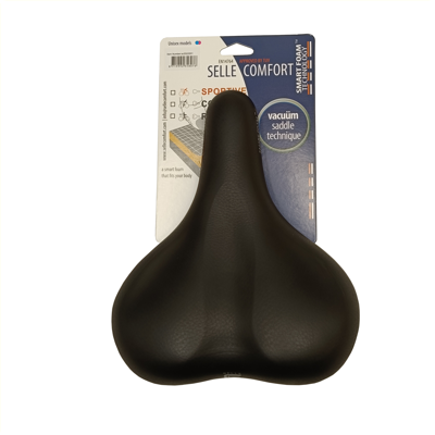 Selle Comfort zadel active met smartfoam technologie, zonder strop