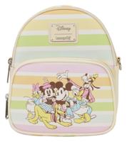 Disney by Loungefly Crossbody Bag Mickey and Friends Rainbow Stribes