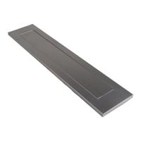 DX Ami Briefplaat binnendraaiend veer rechthoekig F1 Aluminium 340 x 73 MM