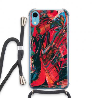 Endless Descent: iPhone XR Transparant Hoesje met koord