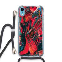 Endless Descent: iPhone XR Transparant Hoesje met koord