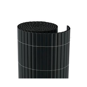 Balkonscherm Antraciet Pvc 300x90 Cm