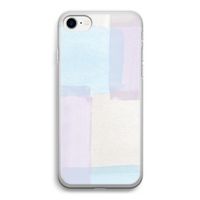 Square pastel: iPhone SE 2020 Transparant Hoesje