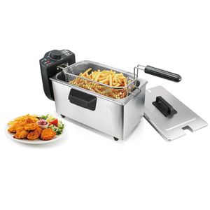 Emerio DF-120482.6 friteuse Enkel 3 l Vrijstaand 2000 W Frituurpan Roestvrijstaal