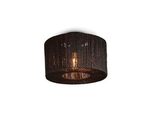 GOOD&MOJO Plafondlamp 'Iguazu' Jute, 30cm, kleur Zwart