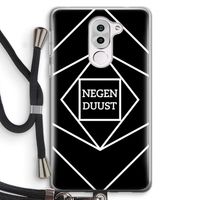 Negenduust geometrisch: Honor 6X Transparant Hoesje met koord