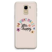 Happy days: Samsung Galaxy J6 (2018) Transparant Hoesje - thumbnail