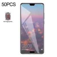 50 stuks non-Full matte Frosted gehard glas film voor Huawei P20 geen retail pakket