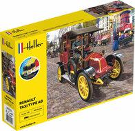 Heller 35705 STARTER KIT Renault Taxi Type AG Bouwpakket Schaal 1:24 auto