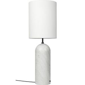 Gubi Gravity XL High Vloerlamp - Wit marmer & Wit