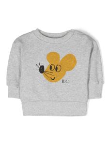 Bobo Choses sweat à imprimé Mouse - Gris