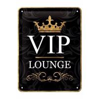 Nostalgic Art - VIP Lounge - Metalen - wandbord - 15x20cm - Mancave - thumbnail