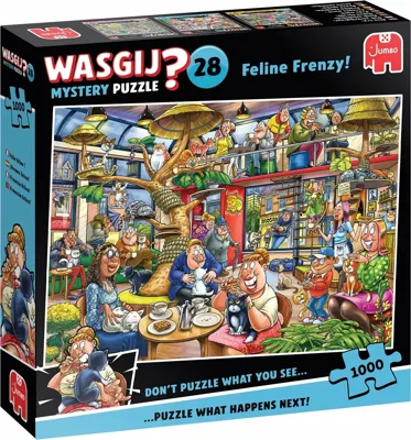 Puzzel wasgij kat en m 1000 02.25