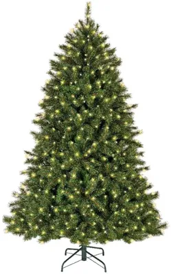 Everlands Malmo spruce grote verlichte kunstkerstboom 210cm, 440 lampjes