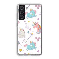 Fantasiewereld: Samsung Galaxy S21 FE Transparant Hoesje Fantasiewereld: Samsung Galaxy S21 FE Transparant Hoesje