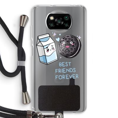 Best Friend Forever: Xiaomi Poco X3 Pro Transparant Hoesje met koord