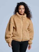 Poederbaas Fluffy Jacket Dames Four Seasons Warm Sand-M