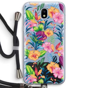 Tropisch 2: Samsung Galaxy J5 (2017) Transparant Hoesje met koord