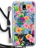 Tropisch 2: Samsung Galaxy J5 (2017) Transparant Hoesje met koord