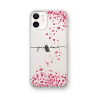 Hartjes en kusjes: iPhone 12 mini Transparant Hoesje Hartjes en kusjes: iPhone 12 mini Transparant Hoesje
