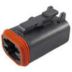 TE Connectivity DT06-4S-P012 Ronde connector Bus, recht Totaal aantal polen: 4 Serie (ronde connectors): DT 1 stuk(s)