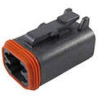 TE Connectivity DT06-4S-P012 Ronde connector Bus, recht Totaal aantal polen: 4 Serie (ronde connectors): DT 1 stuk(s) - thumbnail