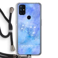 Sterrenbeeld - Licht: OnePlus Nord N10 5G Transparant Hoesje met koord