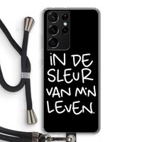 De Sleur: Samsung Galaxy S21 Ultra Transparant Hoesje met koord De Sleur: Samsung Galaxy S21 Ultra Transparant Hoesje met koord