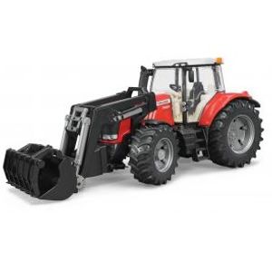 bruder Massey Ferguson 7600 met frontlader modelvoertuig 03047