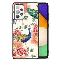 Dierenprint Telefoonhoesje voor Samsung Galaxy A52 | A52s (5G/4G) Pink Peacock - thumbnail