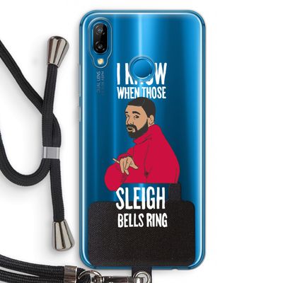 Sleigh Bells Ring: Huawei P20 Lite Transparant Hoesje met koord