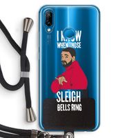 Sleigh Bells Ring: Huawei P20 Lite Transparant Hoesje met koord