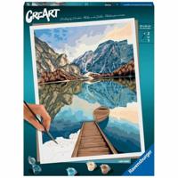 Set voor verven op nummer Ravensburger Lake Views 30 x 40 cm - thumbnail