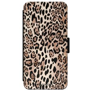 iPhone XR flipcase - Luipaard print