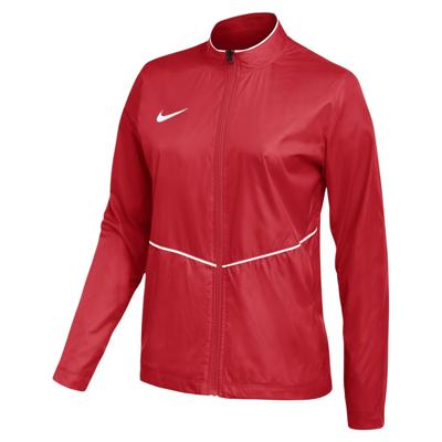 Nike Park 26 Regenjack Dames Rood Wit Nike Park 26 Regenjack Dames Rood Wit