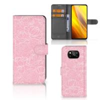 Xiaomi Poco X3 | Poco X3 Pro Hoesje White Flowers Xiaomi Poco X3 | Poco X3 Pro Hoesje White Flowers