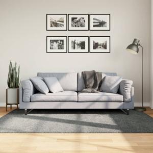 VidaXL Vloerkleed pamplona shaggy hoogpolig modern 140x200 cm groen