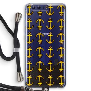Musketon Anchor: Honor 9 Transparant Hoesje met koord
