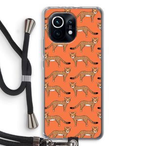 Cheetah: Xiaomi Mi 11 Transparant Hoesje met koord