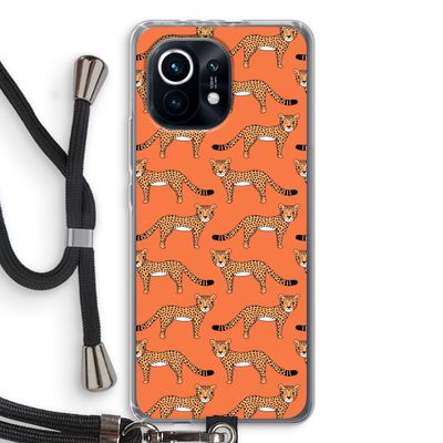 Cheetah: Xiaomi Mi 11 Transparant Hoesje met koord