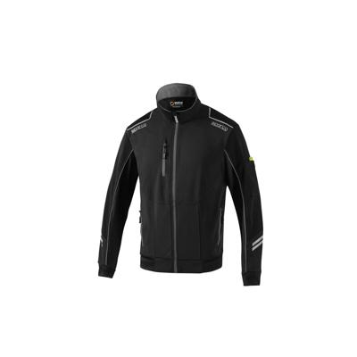 Heren Sportjas Sparco Tech TW Zwart Grijs - Maat: M