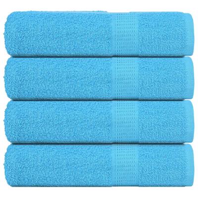 VidaXL Badhanddoeken 4 st 100x150 cm 360 g/m² 100% katoen turquoise