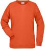 James & Nicholson JN8021 Ladies´ Sweat - /Orange - XS