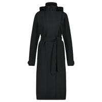 AGU Trench Coat Long Regenjas Urban Outdoor Dames - Zwart - XS - Waterdicht