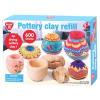 Play pottenbak klei, 600gr. Play pottenbak klei, 600gr.