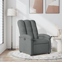 Relaxfauteuil Donkergrijze Stof