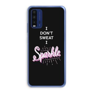 Sparkle quote: Xiaomi Redmi 9T Transparant Hoesje