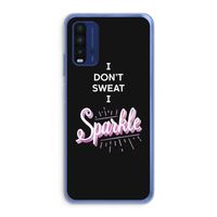Sparkle quote: Xiaomi Redmi 9T Transparant Hoesje